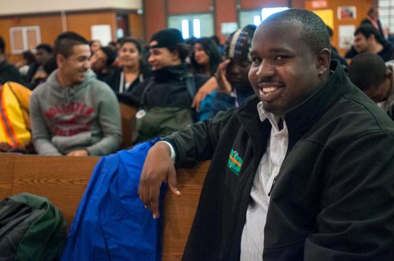 Jael Myrick at a campaign event last fall.